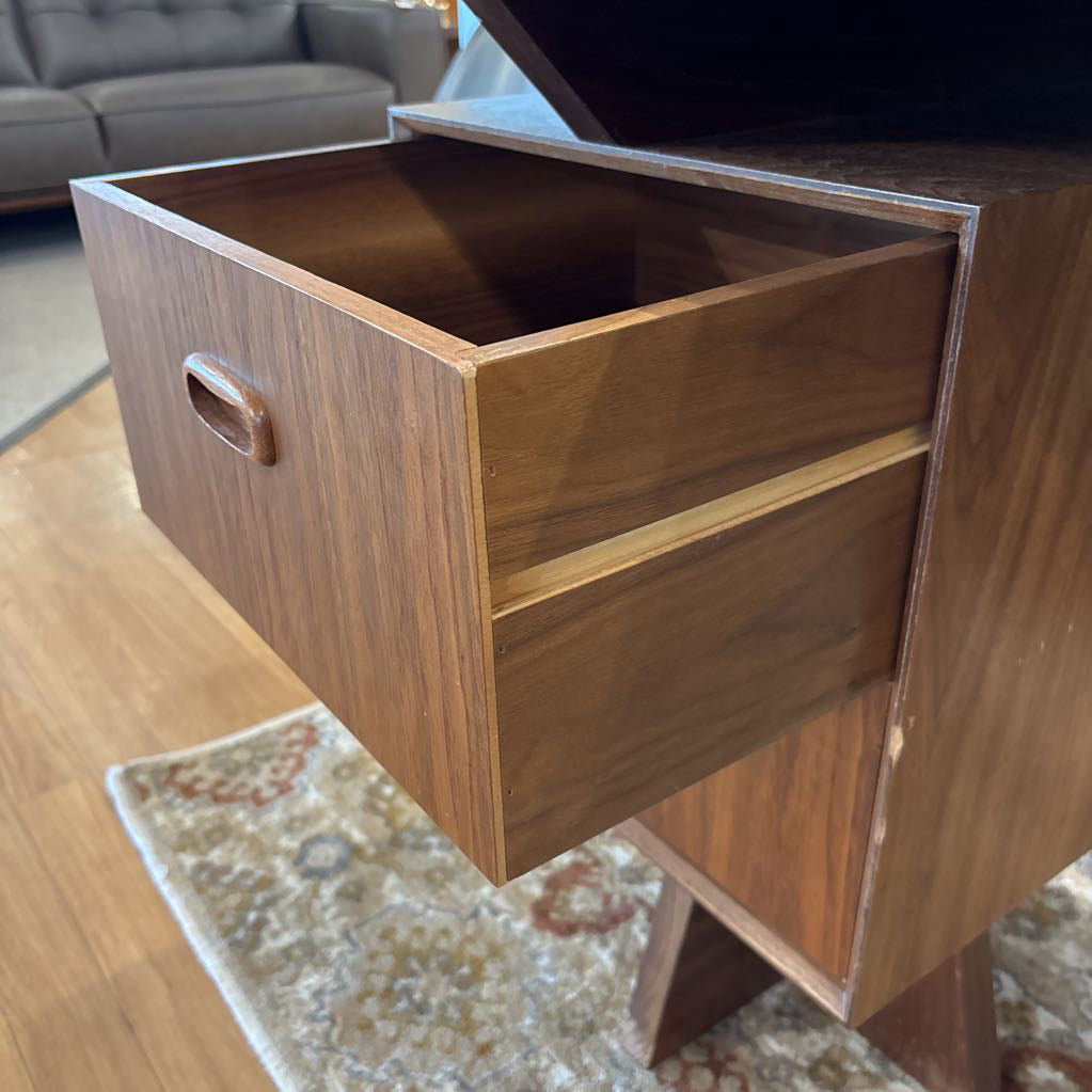 Vintage Live Edge Danish Design Desk