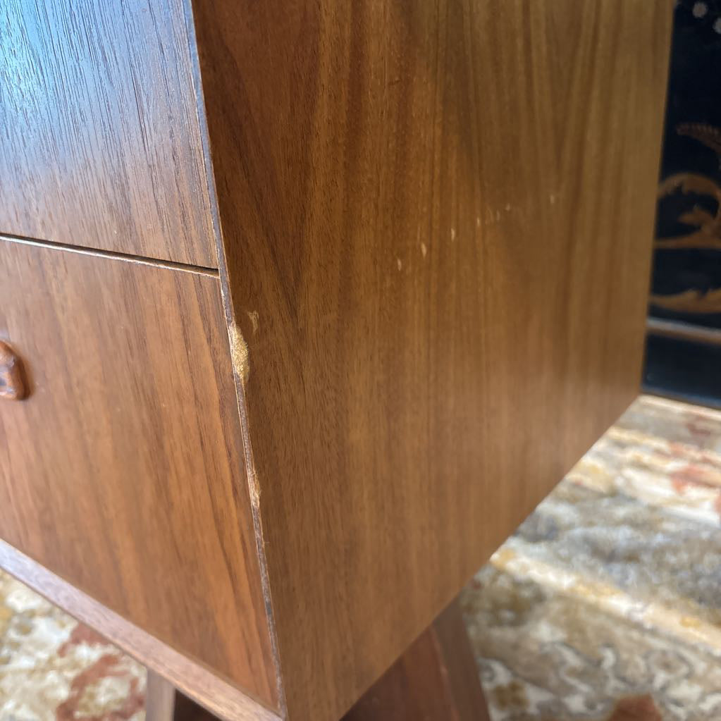 Vintage Live Edge Danish Design Desk