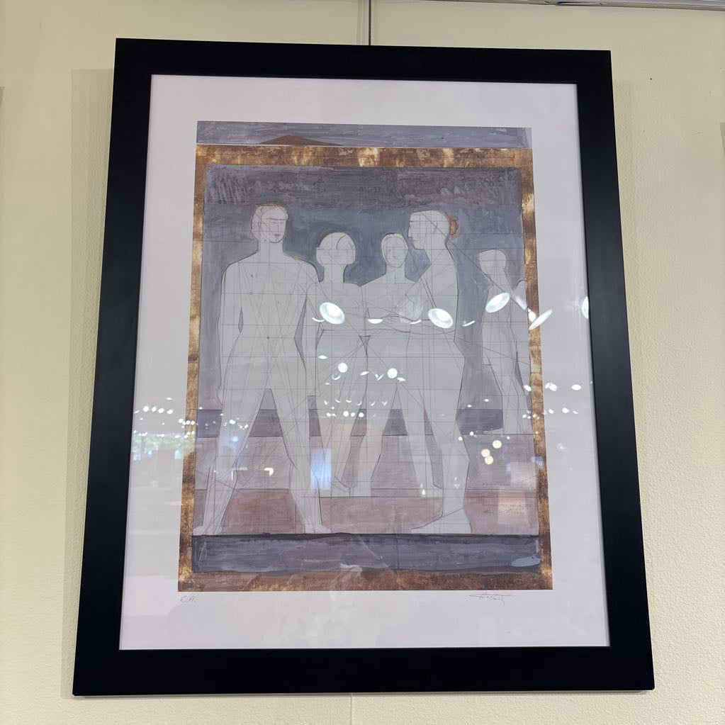 Signed Humanoid Concept Print