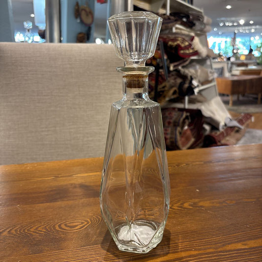 Geometric Glass Decanter