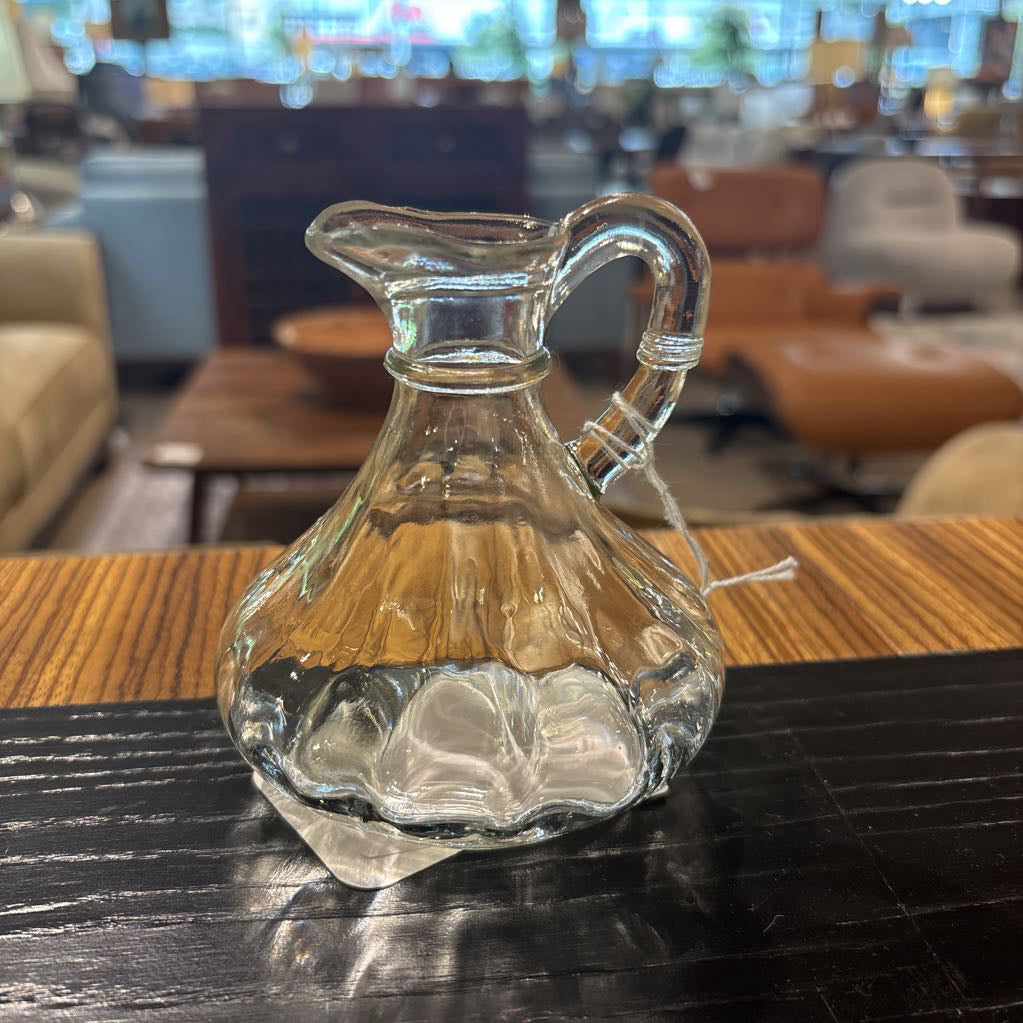 Vintage Glass Pitcher SMALLS