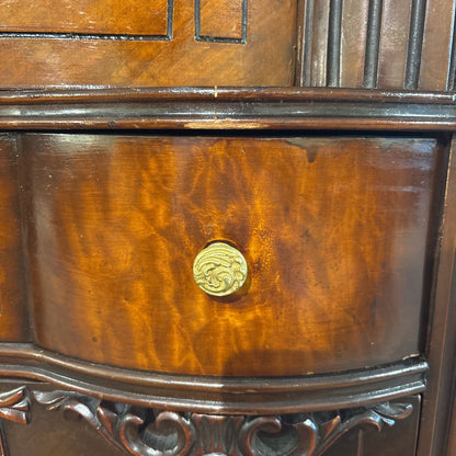 Early 1900's Burl Wood Chest of Drawers