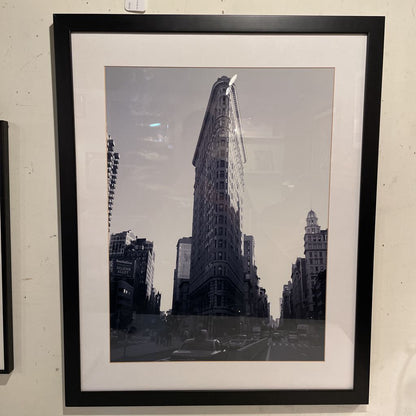 Flatiron Building NYC B&W Framed Photograph