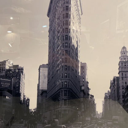 Flatiron Building NYC B&W Framed Photograph