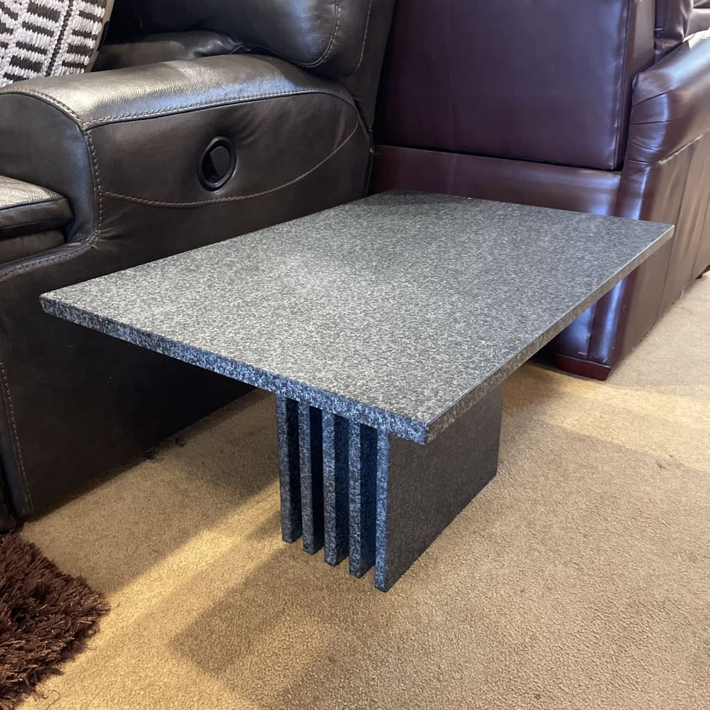 Solid Granite Rectangular Side Table