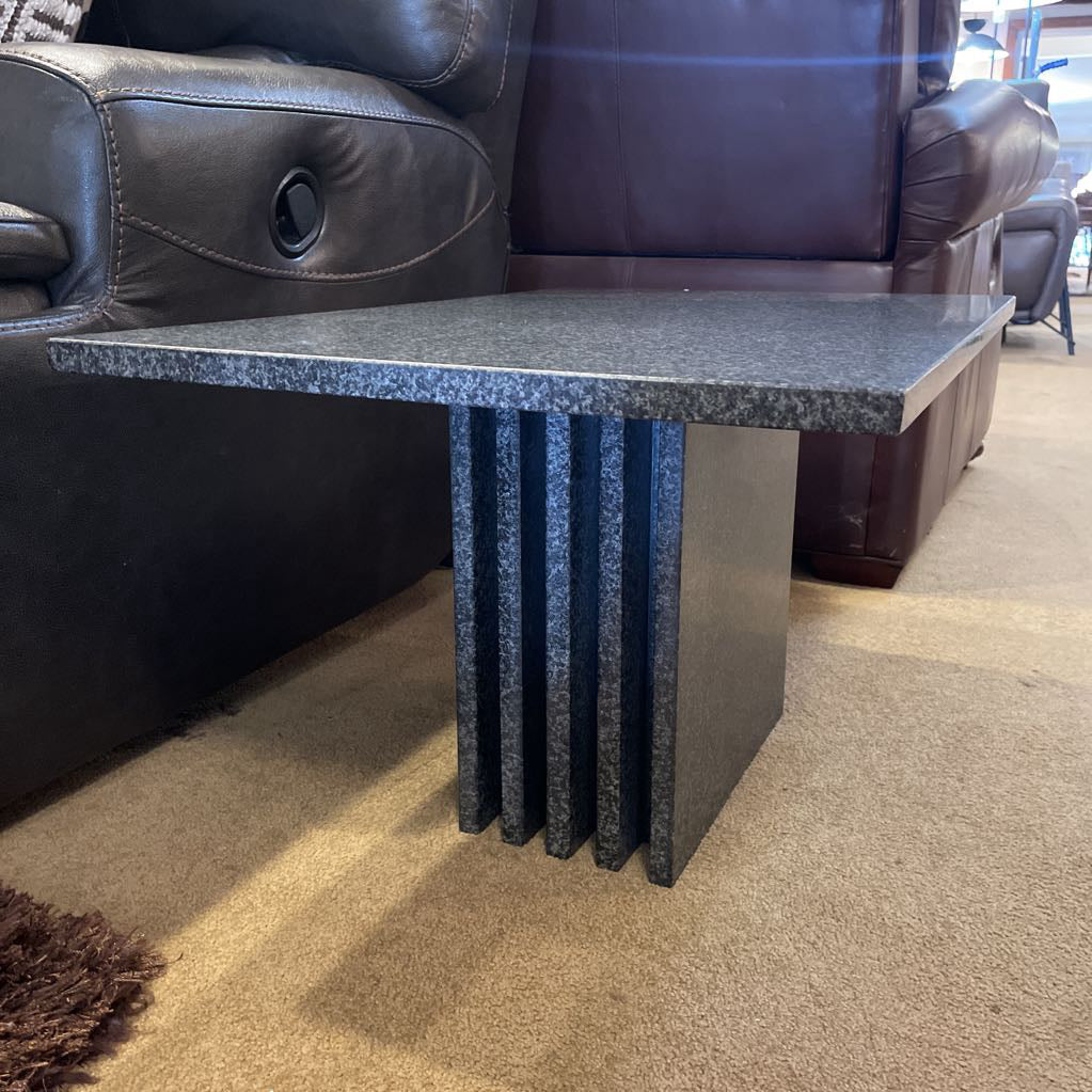 Solid Granite Rectangular Side Table