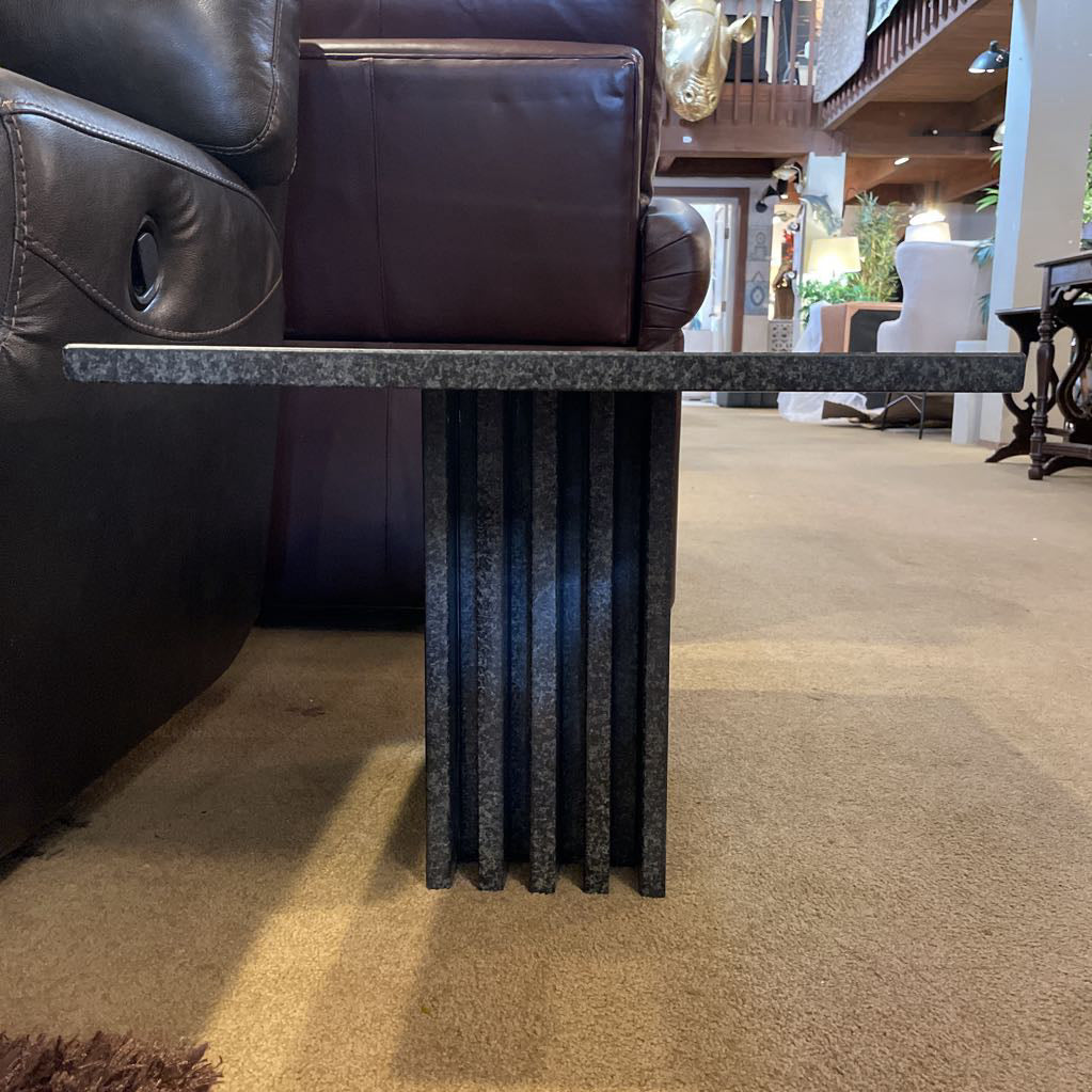 Solid Granite Rectangular Side Table