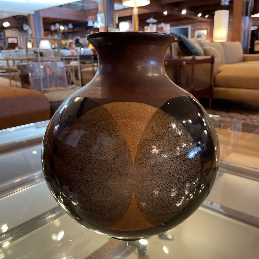 Pottery Craft Overlapping Circles Vase SMALLS