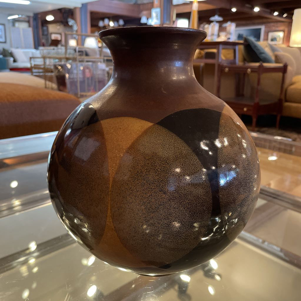 Pottery Craft Overlapping Circles Vase SMALLS