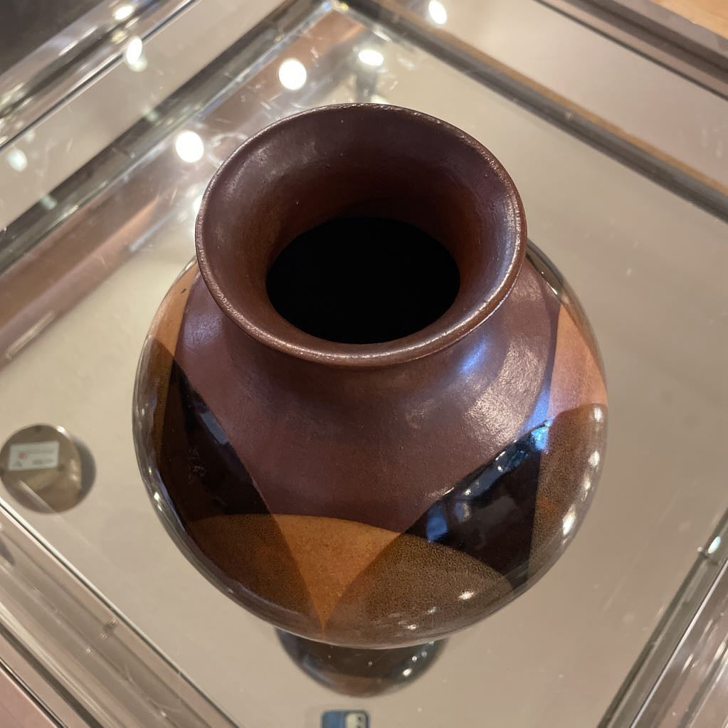 Pottery Craft Overlapping Circles Vase SMALLS