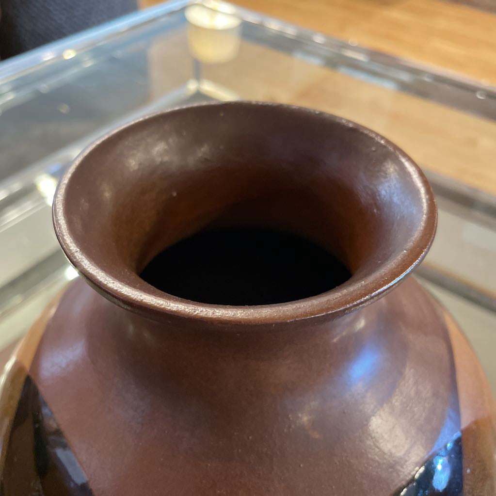 Pottery Craft Overlapping Circles Vase SMALLS