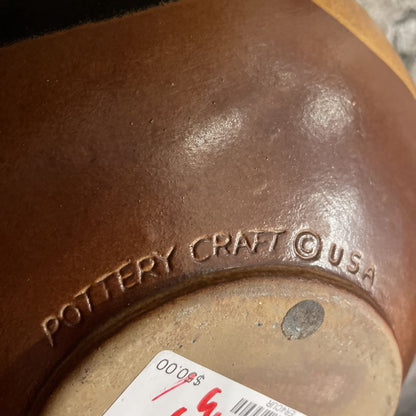 Pottery Craft Overlapping Circles Vase SMALLS