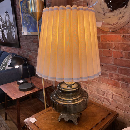 MC Smoke Glass Table Lamp