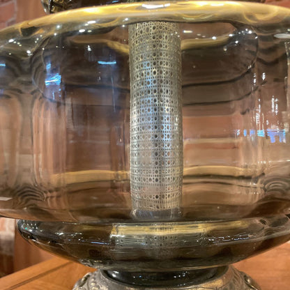 MC Smoke Glass Table Lamp