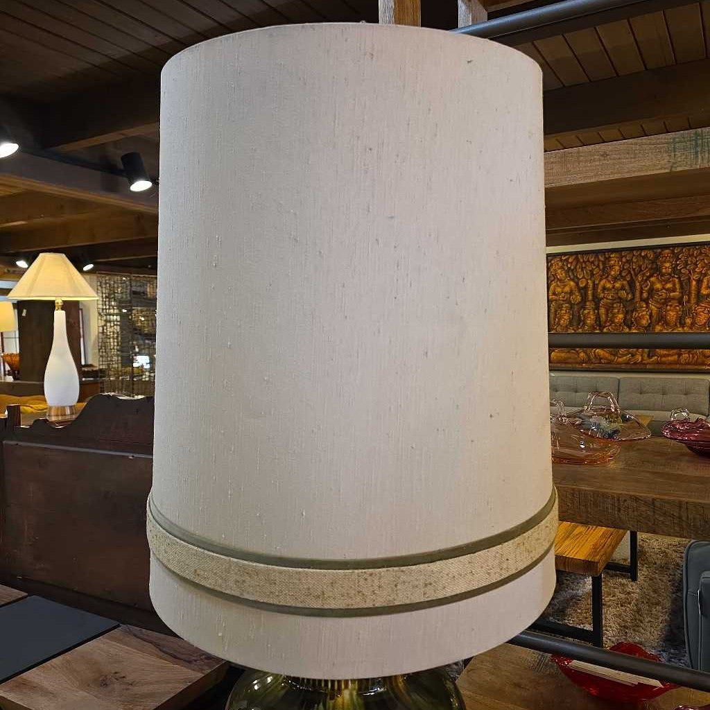 MC Green and Brown Drip Glaze Table Lamp