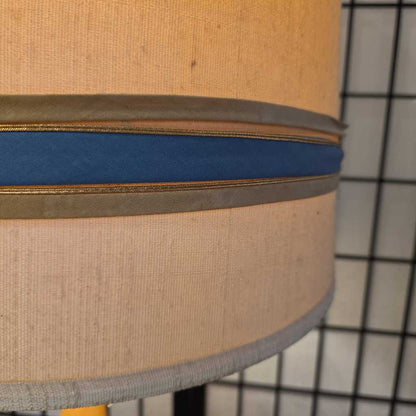 MC Blue, White and Green Textured Table Lamp