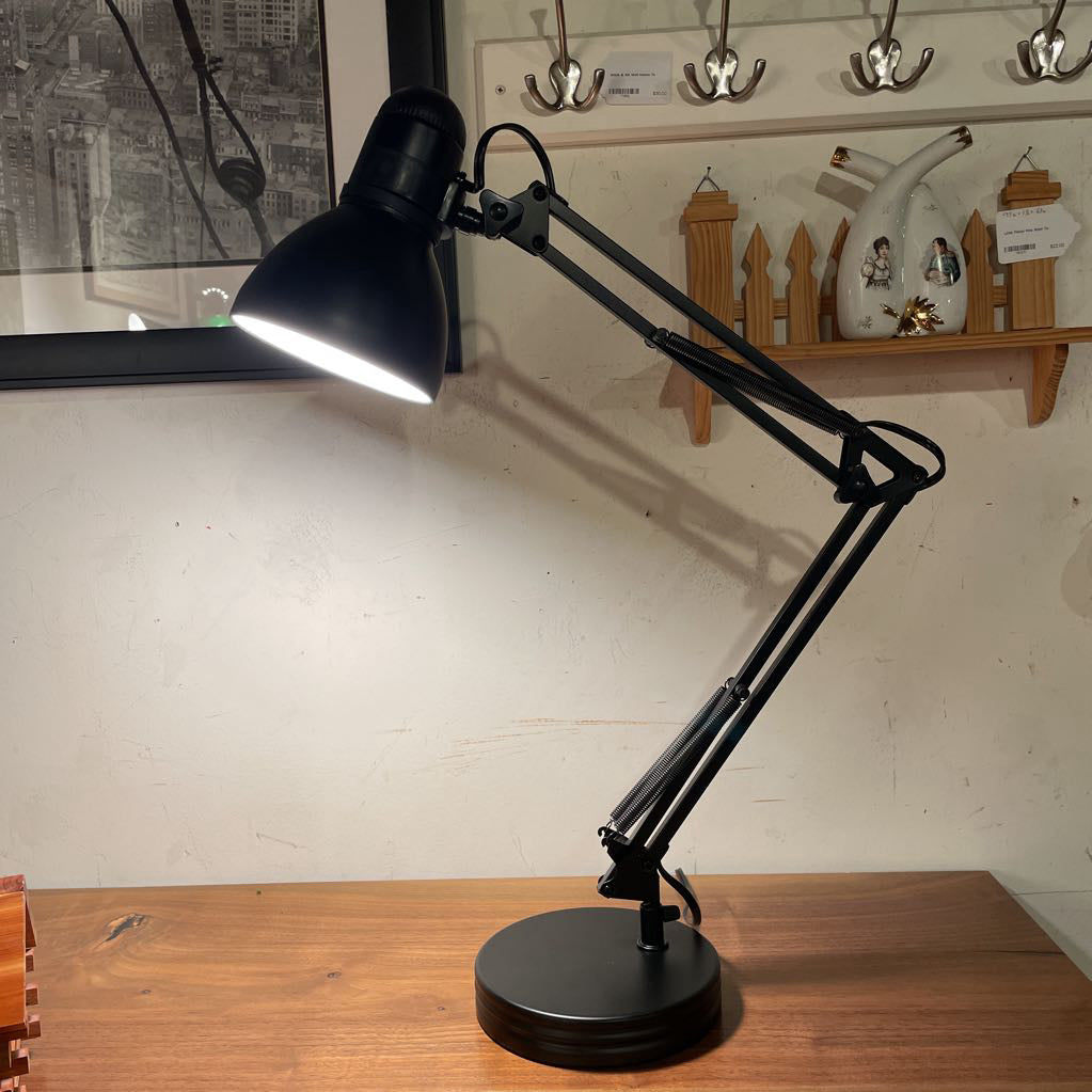 Black Spring Desk Lamp LAMPS