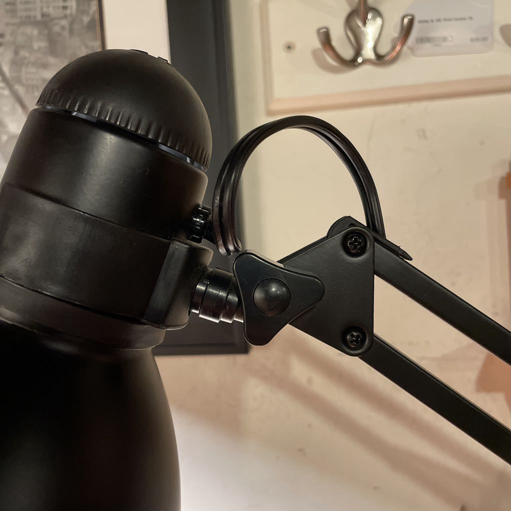 Black Spring Desk Lamp LAMPS