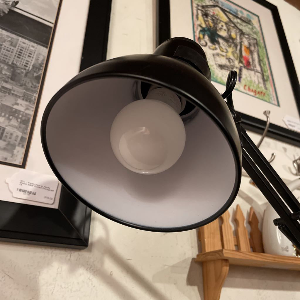 Black Spring Desk Lamp LAMPS