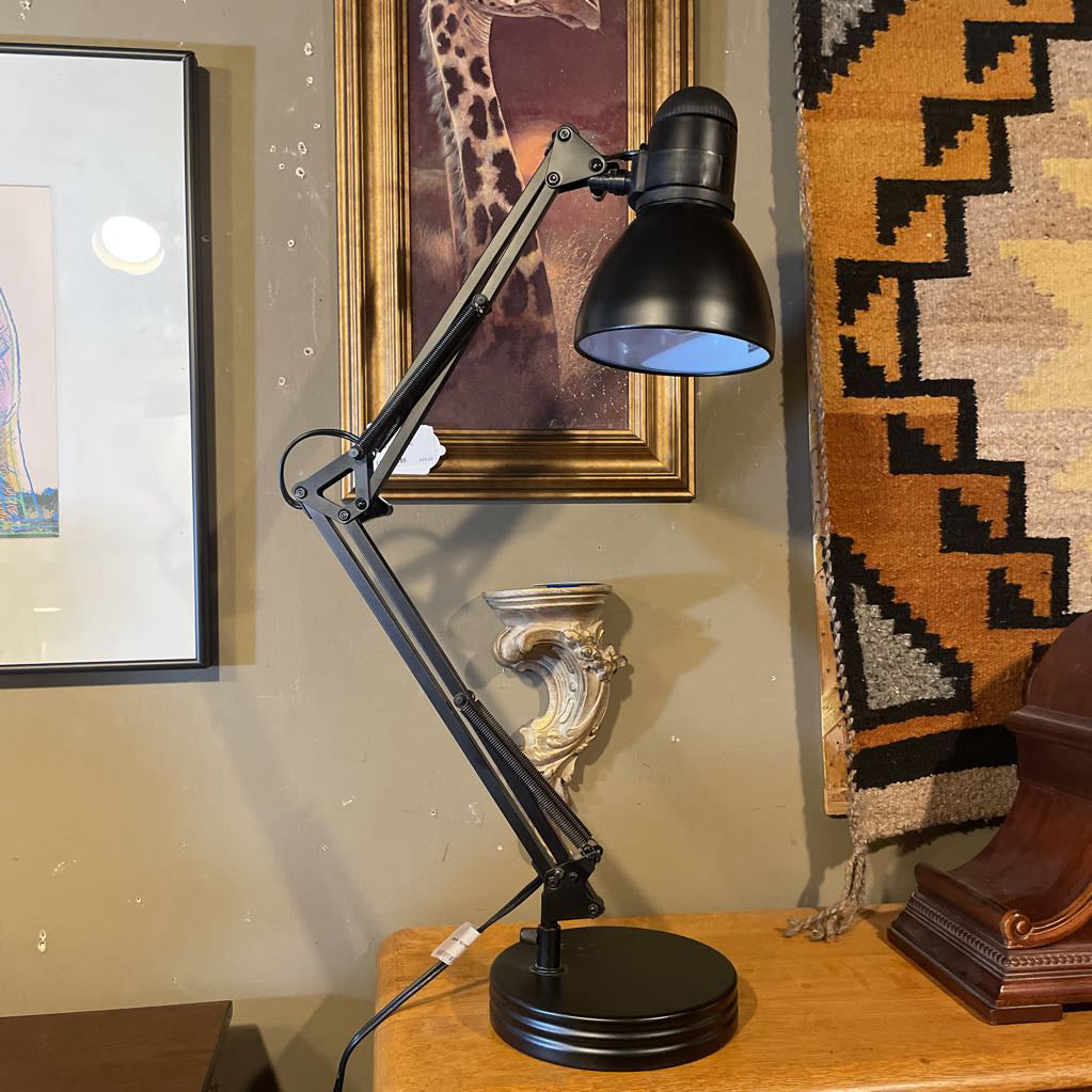 Black Spring Desk Lamp LAMPS
