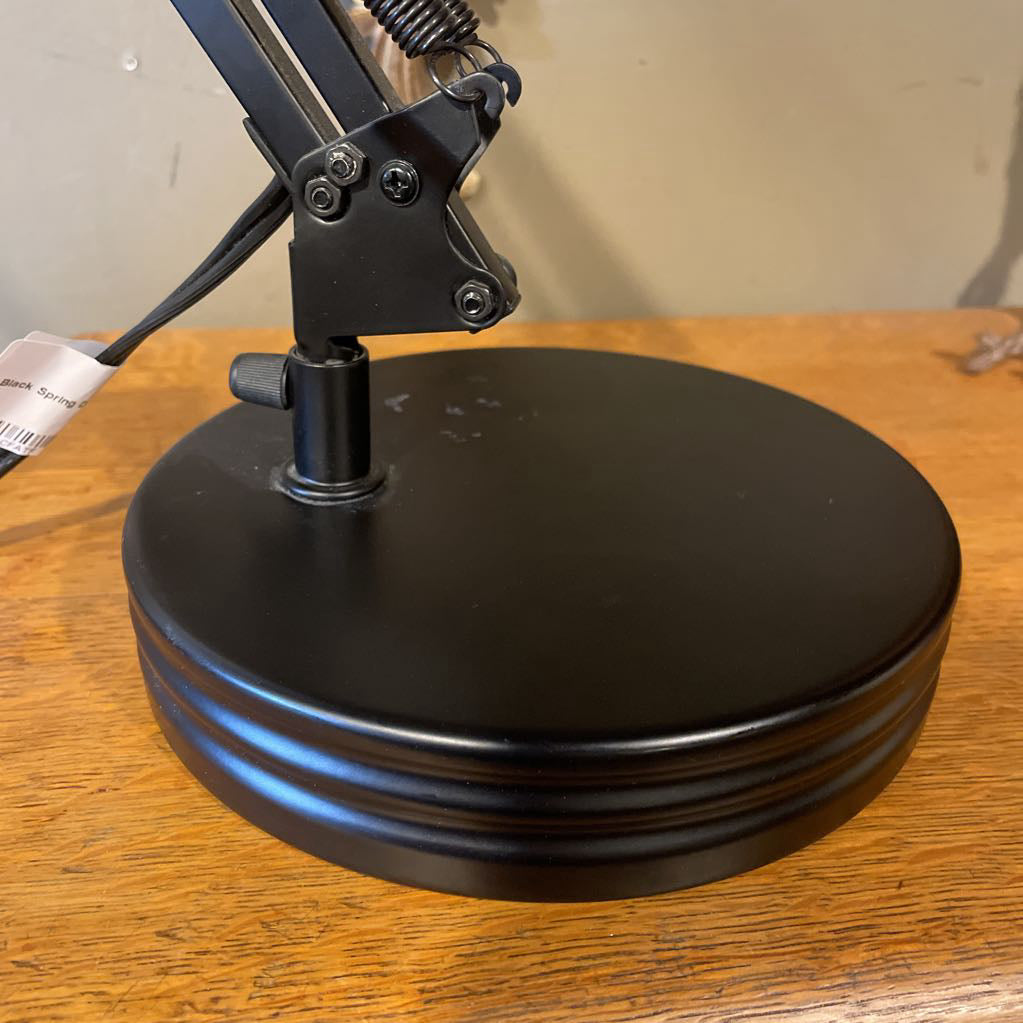 Black Spring Desk Lamp LAMPS