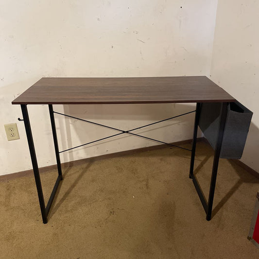 Faux Wood + Metal Desk C DESKS