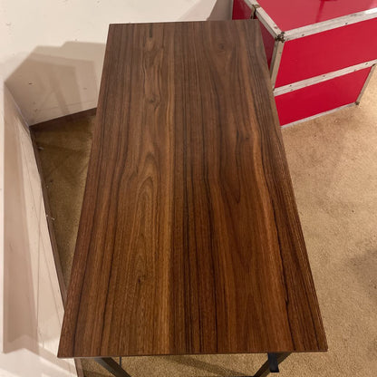 Faux Wood + Metal Desk