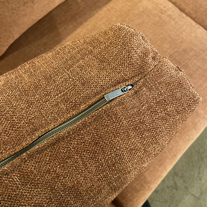 3 Seat Orange Sofa