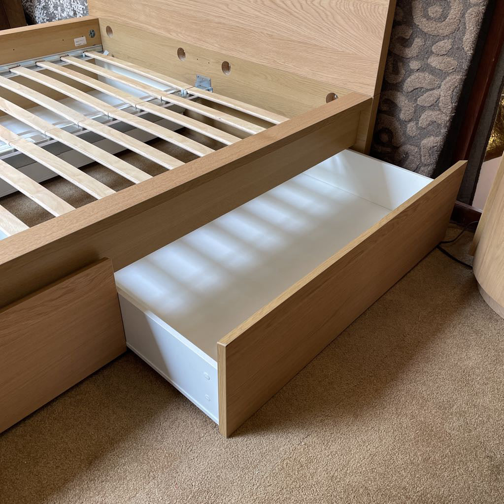 IKEA Platform Bed Frame w/ Storage