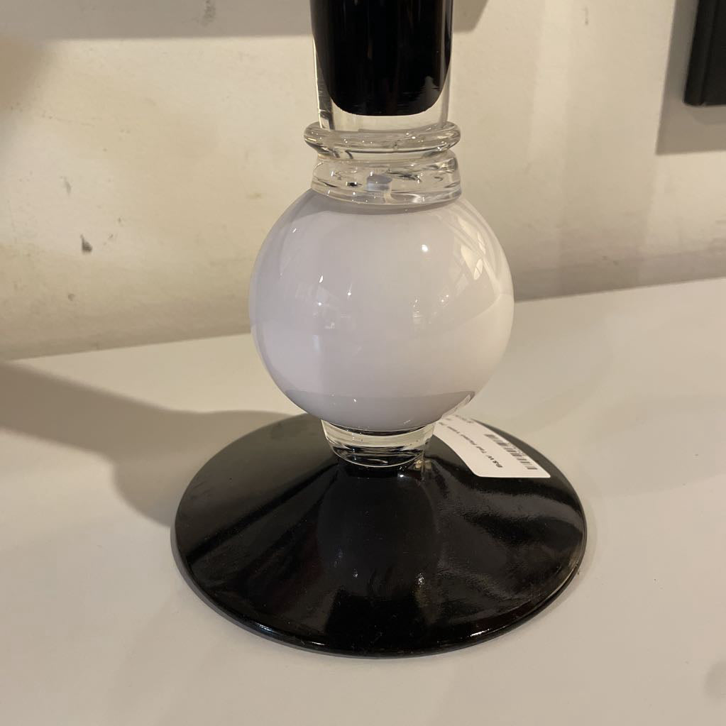 B&W Tall Fluted Vase UNIQUE FINDS