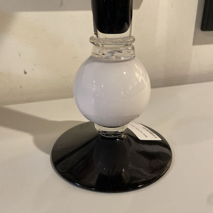 B&W Tall Fluted Vase UNIQUE FINDS