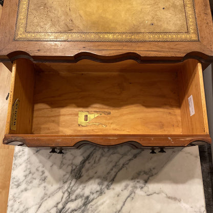 Marble Top Victorian Style Step Up Table
