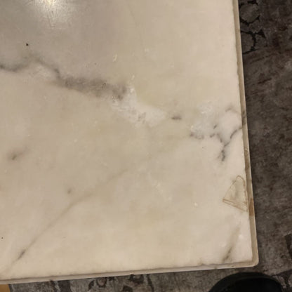 Marble Top Victorian Style Step Up Table
