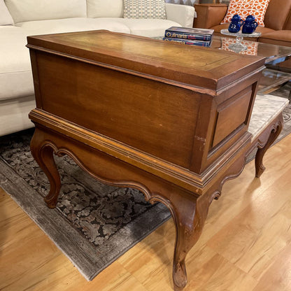 Marble Top Victorian Style Step Up Table