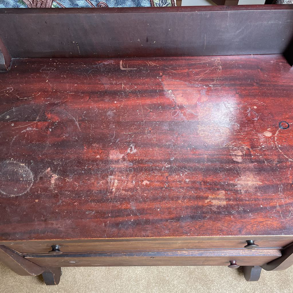 Vintage 4 Drawer Chest with Mirror AS IS