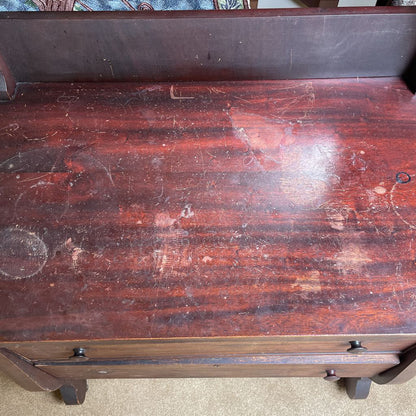 Vintage 4 Drawer Chest with Mirror AS IS