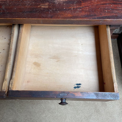 Vintage 4 Drawer Chest with Mirror AS IS