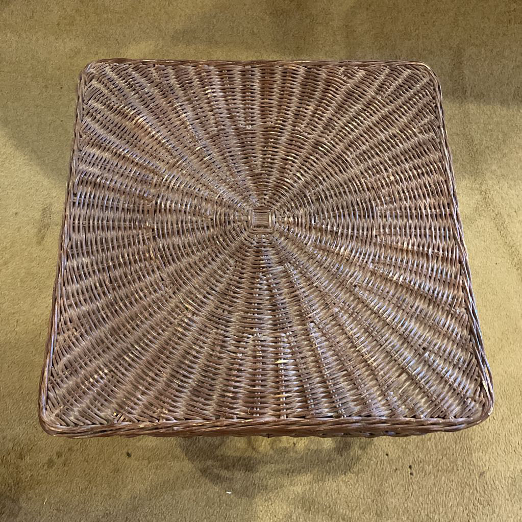 Victorian Wicker Side Table