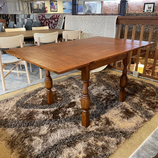 Vintage Oak Draw Leaf Pub Table C DINING TABLES