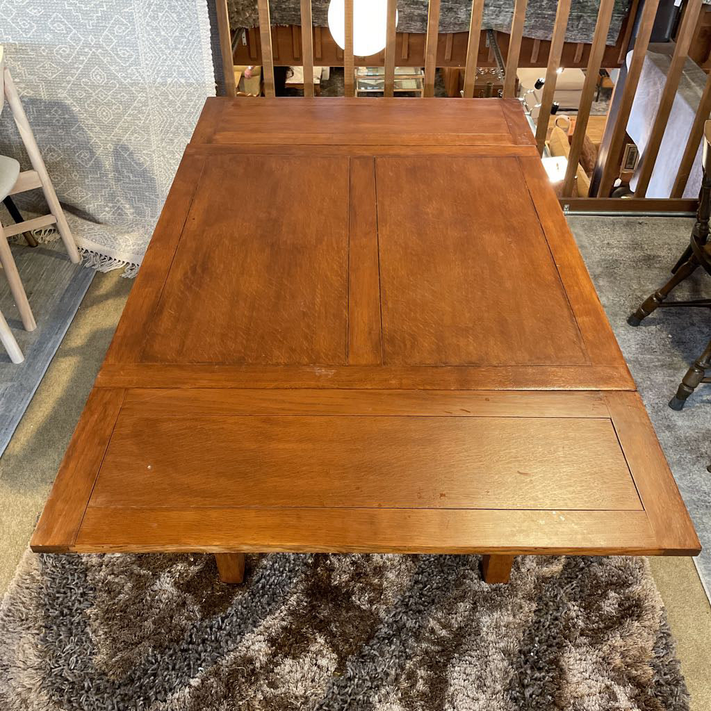 Vintage Oak Draw Leaf Pub Table