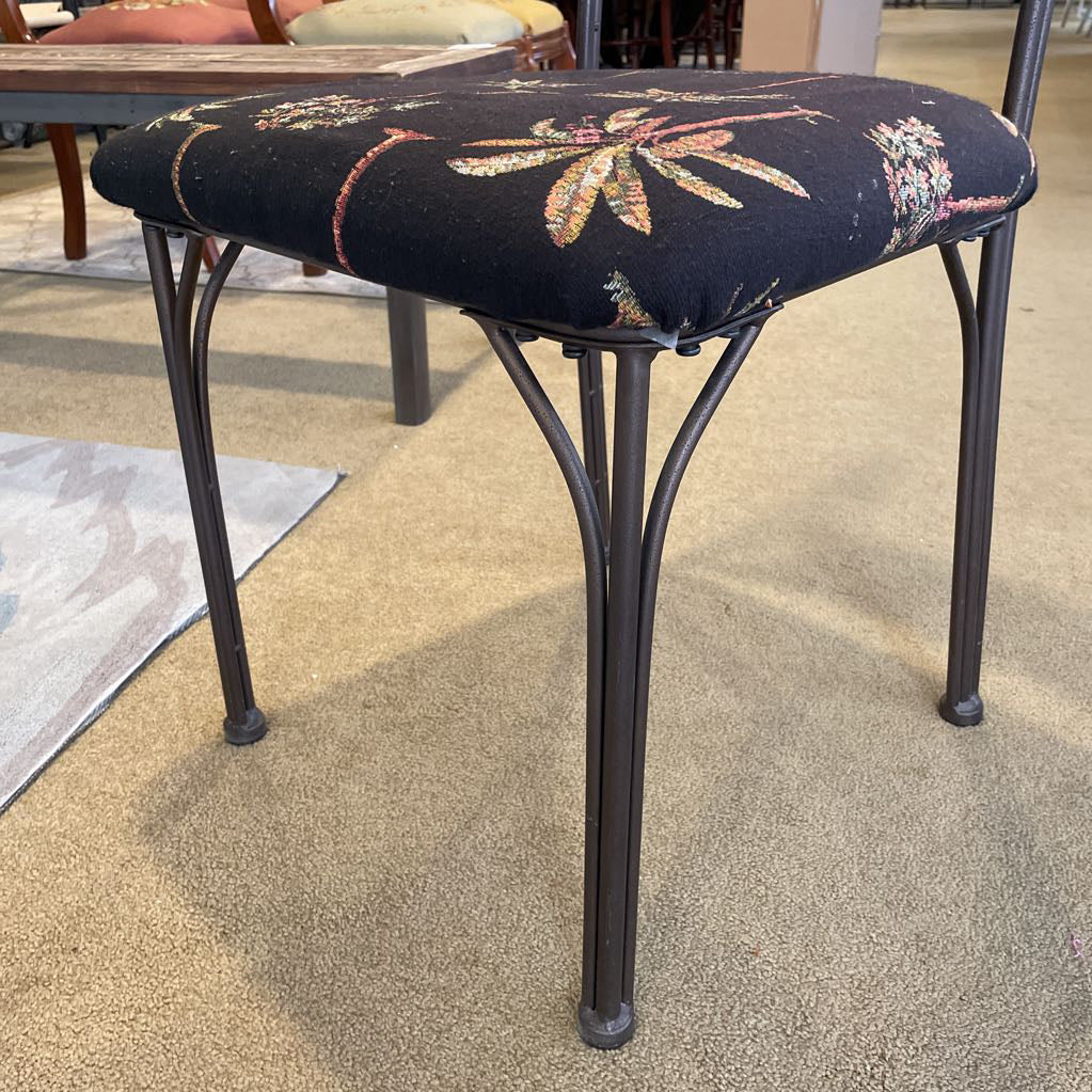 Round Glass Top Metal Base Cafe Table and Chairs SET