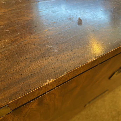 Campaign Style Two Drawer Night Stand