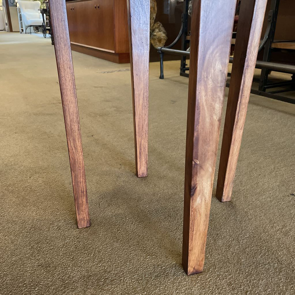 Tall Wooden Round Side Table C SIDE TABLES