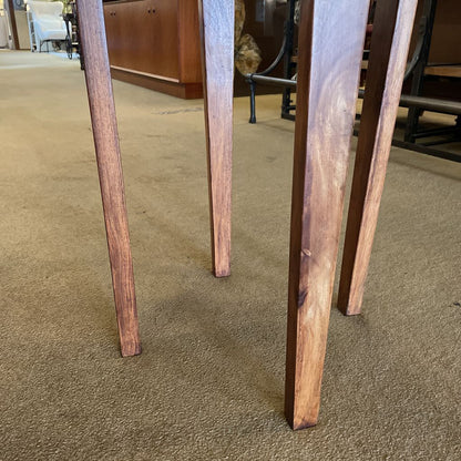 Tall Wooden Round Side Table C SIDE TABLES