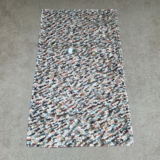 3x5 Multi-Color Wool Knotted Rug RUGS