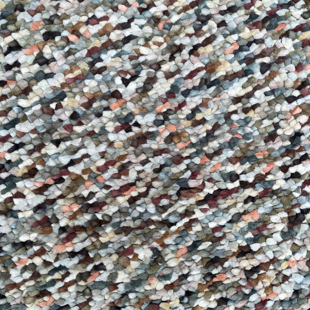 3x5 Multi-Color Wool Knotted Rug