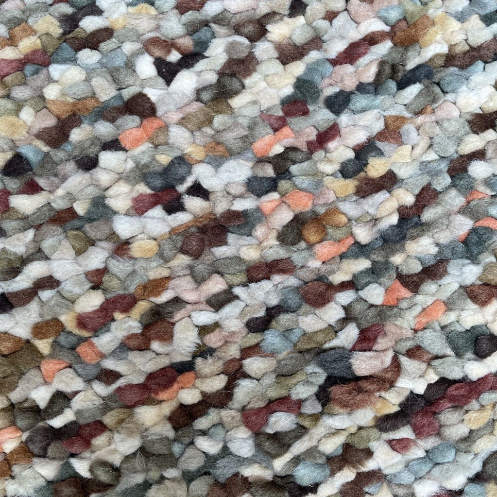3x5 Multi-Color Wool Knotted Rug