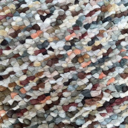 3x5 Multi-Color Wool Knotted Rug