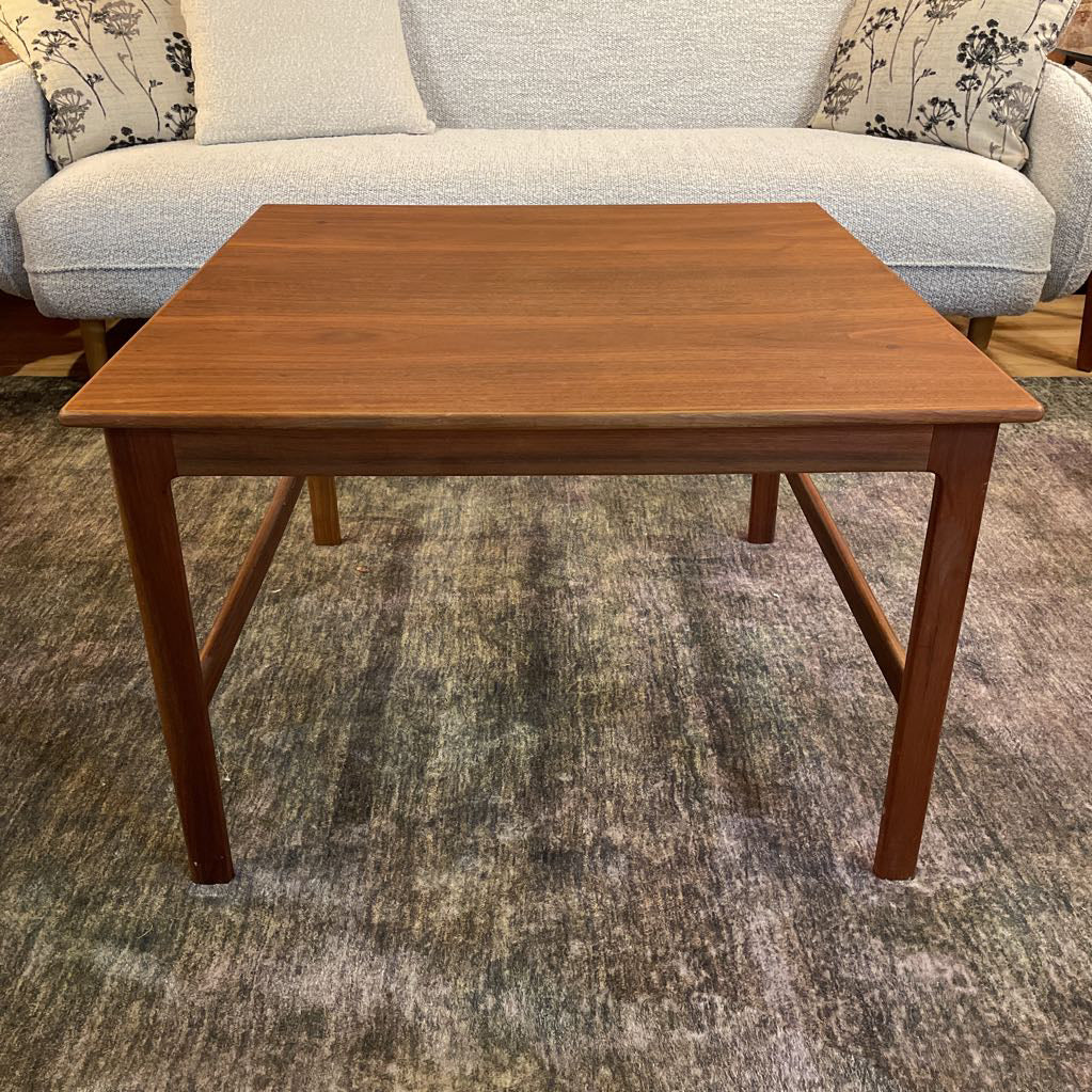 Dux Danish Made Walnut Square Accent Table C SIDE TABLES