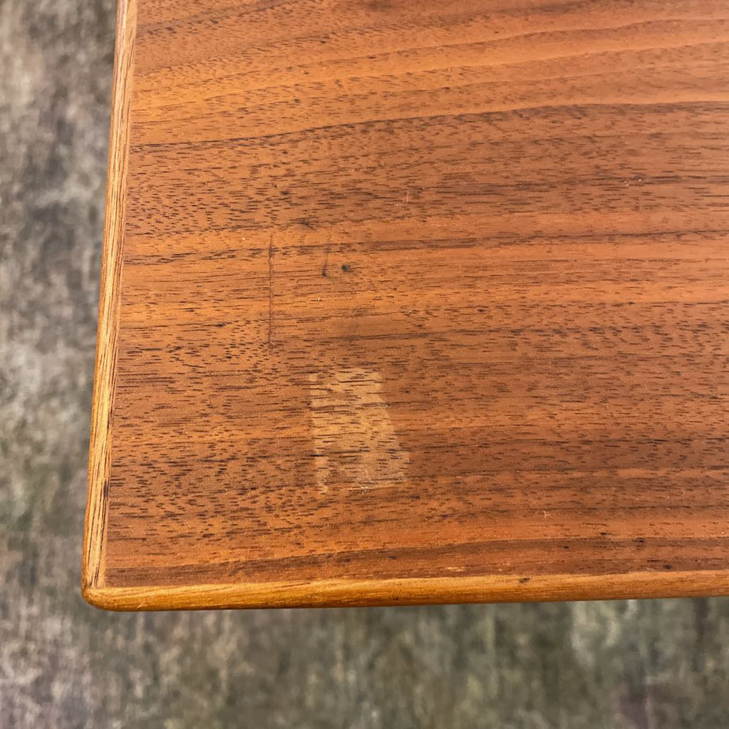 Dux Danish Made Walnut Square Accent Table C SIDE TABLES